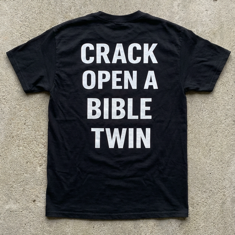 Crack Open A Bible Twin T-Shirt