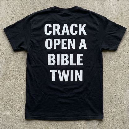 Crack Open A Bible Twin T-Shirt