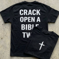 Crack Open A Bible Twin T-Shirt